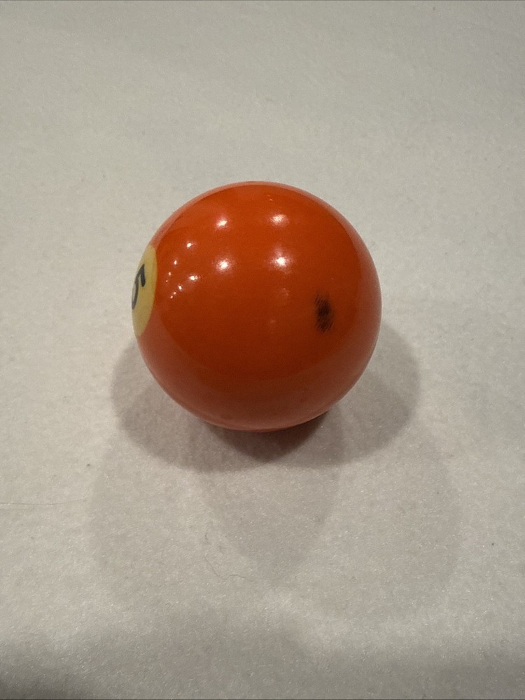 Solid Orange #5 Replacement Japer Billiard Pool Ball Regulation Size