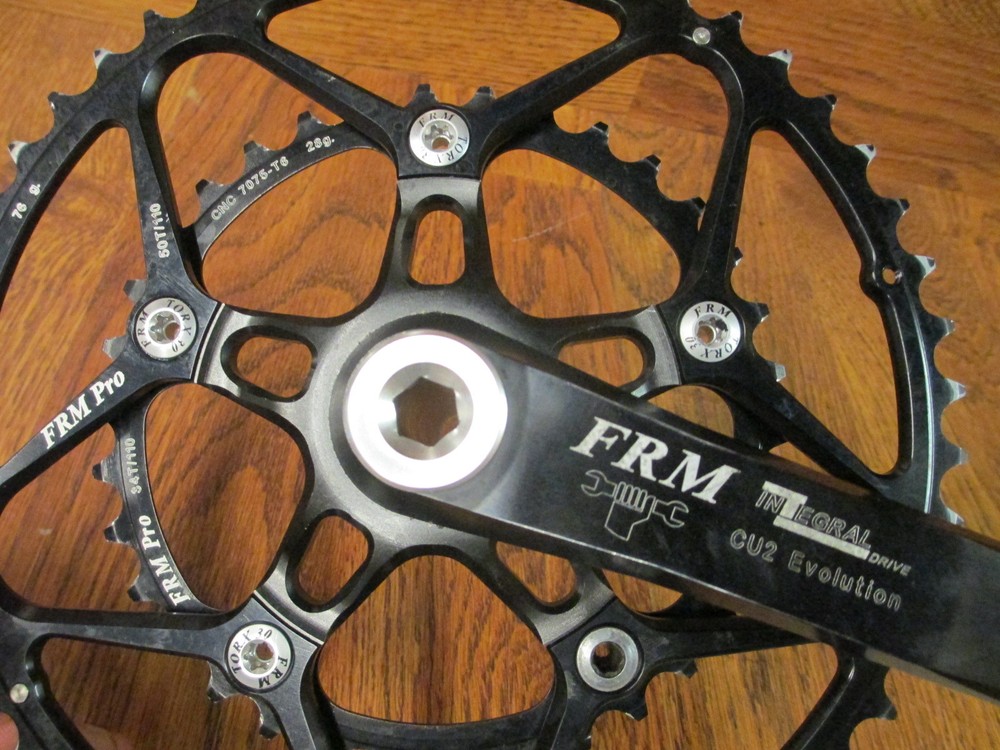 FRM CU2 EVOLUTION 175 50/34 110 BCD CRANKSET ENGLISH THREADED FRM BOTTOM BRACKET