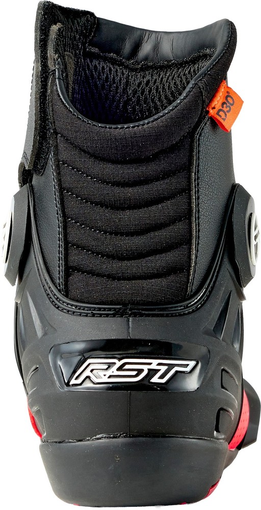 Tractech Evo D3o Short Boot Black/Flo Red For 11