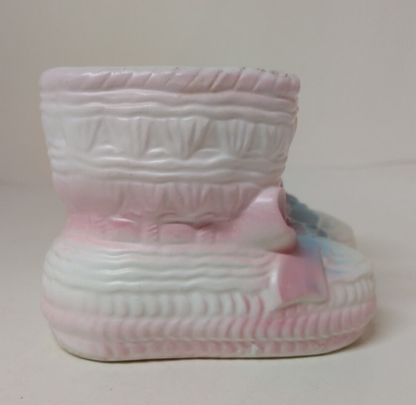 Ceramic Baby Booties Planter Vase Decor
