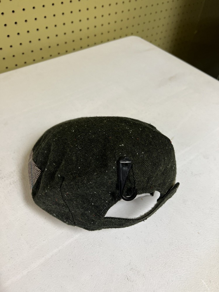 Patrick Francis Patchwork Flat Cap Multi-Tweed Wool Youth Boys Large NWT