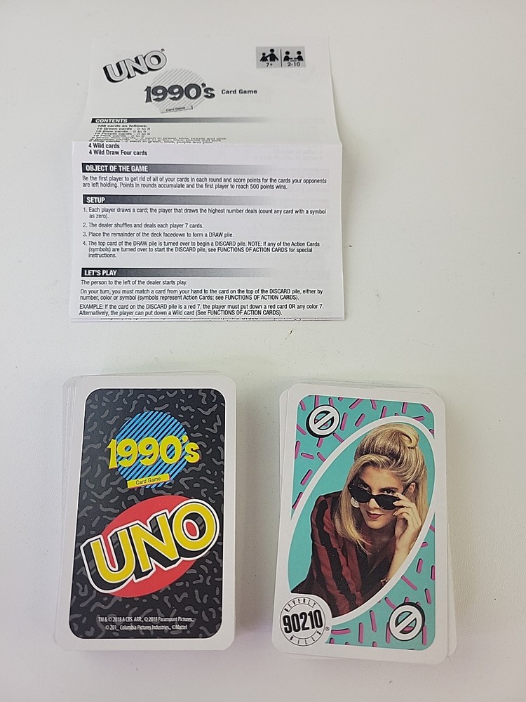 UNO 1990's Card Game