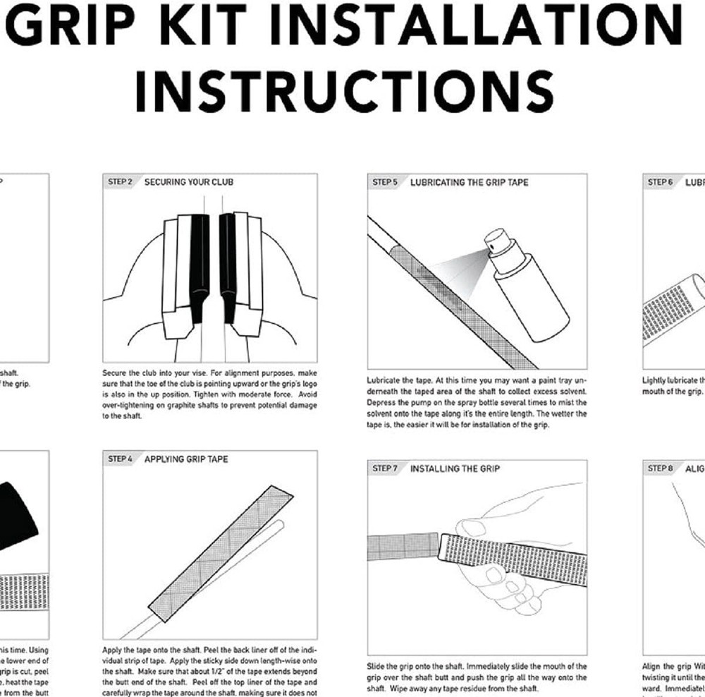 Dri-Tac 9 Piece Golf Grip Bundle
