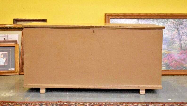 Antique 1800’s 6 Board Primitive Blanket Chest