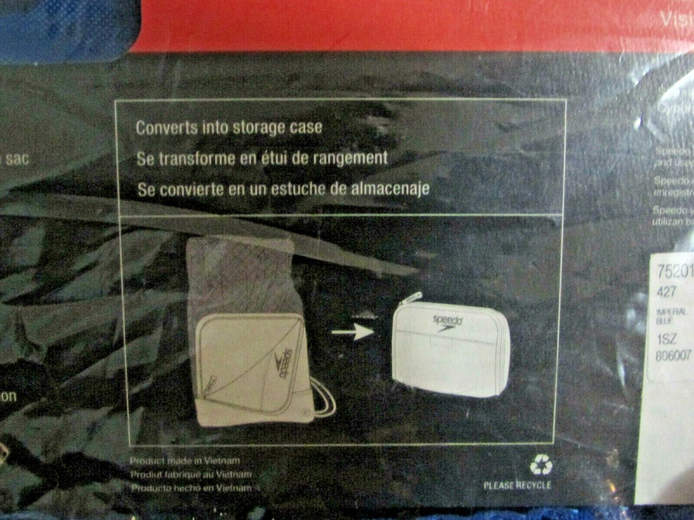SPEEDO New w Tag Sealed VENTILATOR Mesh Bag Imperial Blue