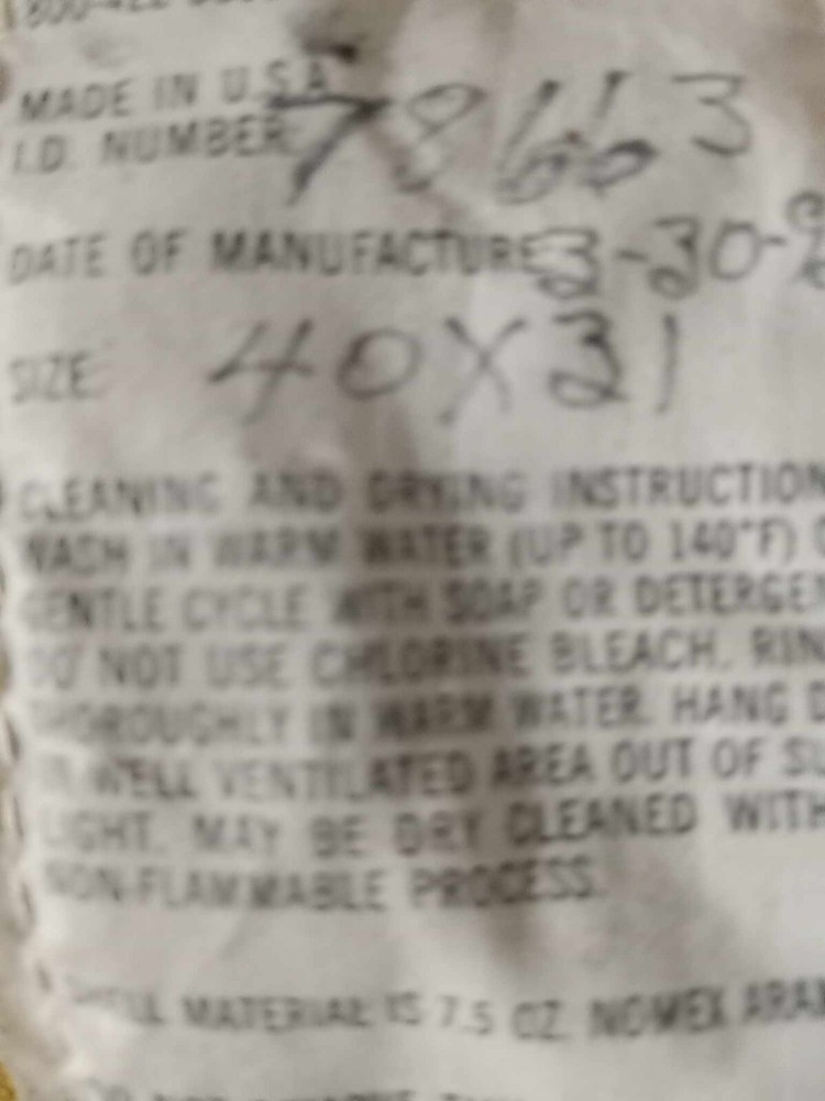 Used Firefighter Turnout Gear