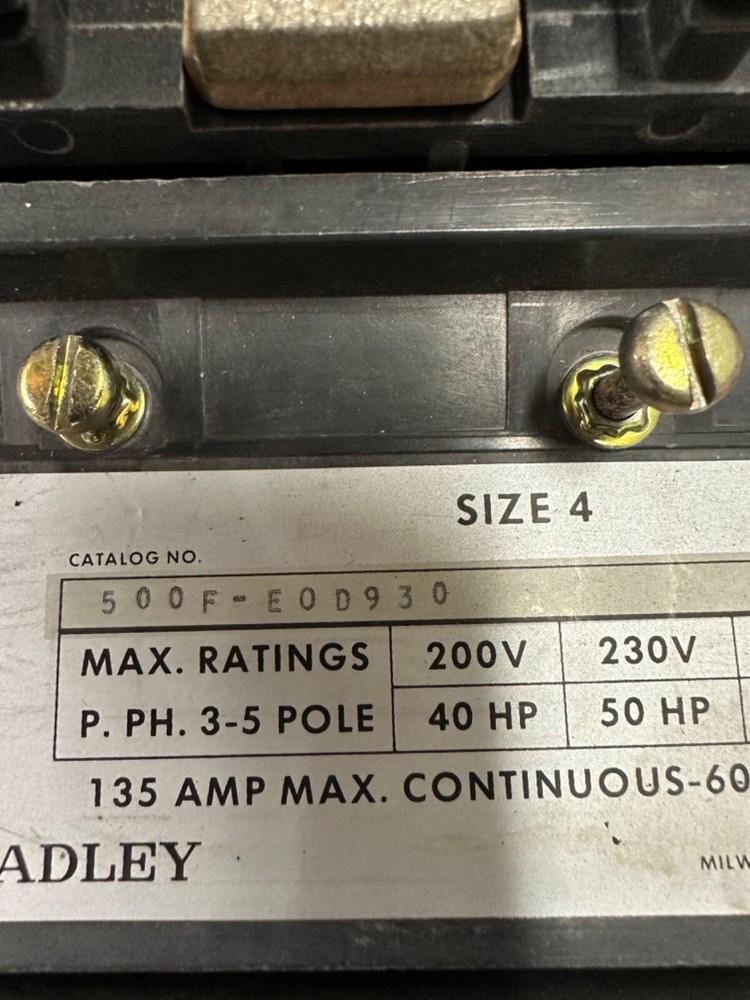 ALLEN BRADLEY 500F-EOD930