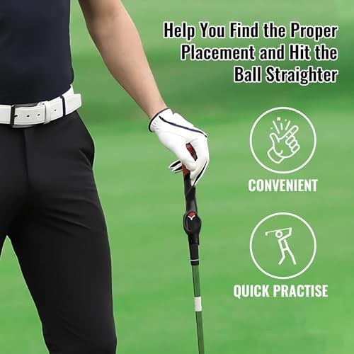 Golf Grip Trainer,Golf Grip Training Aid,Golf Swing Trainer Correcting Black