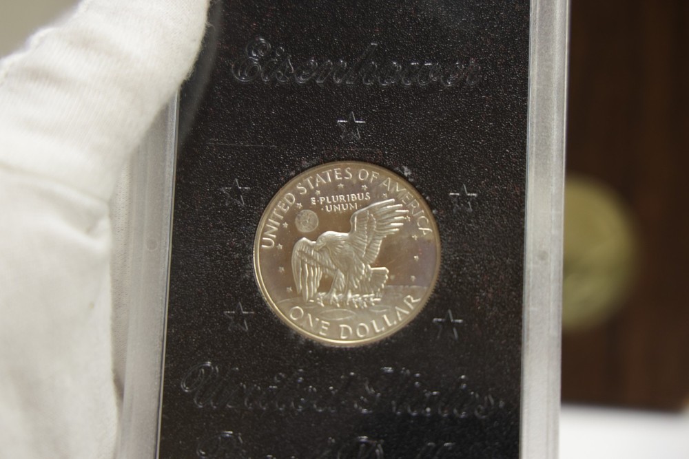 1972-S Silver Eisenhower Dollar Proof in Govt. Brown Box...