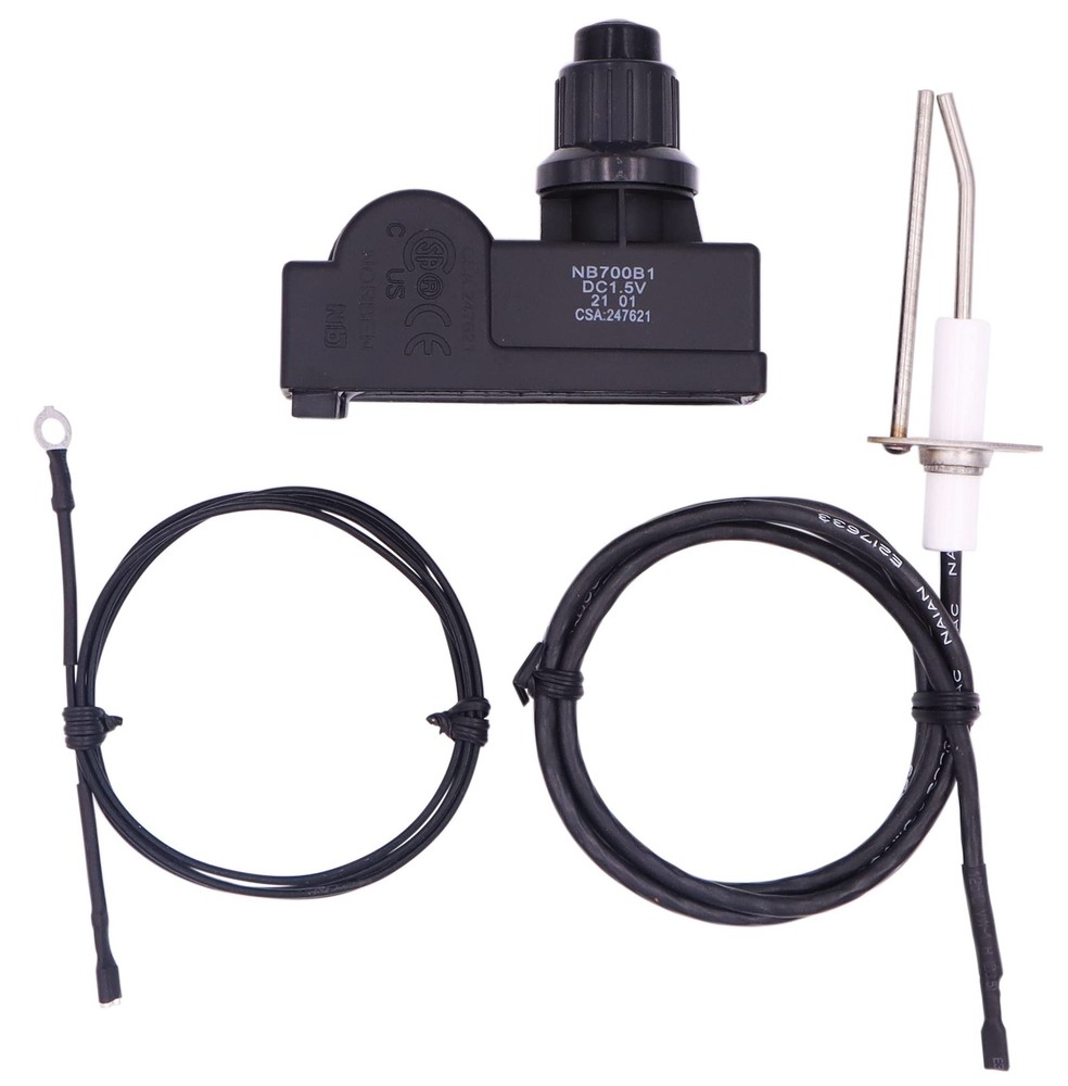 METER STAR Fire Pit Igniter Kit, Push Button Ignition Kit for Gas...