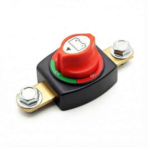 Battery Disconnect Switch 12V–48V, Car Battery Disconnect Switch for Long