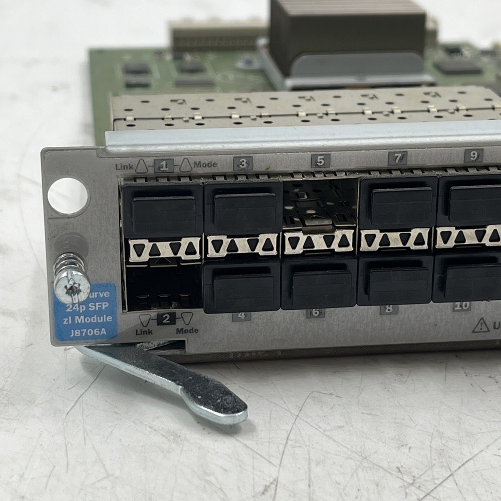 HP PROCURVE J8706A SWITCH MODULE 24 SFP zl Module.
