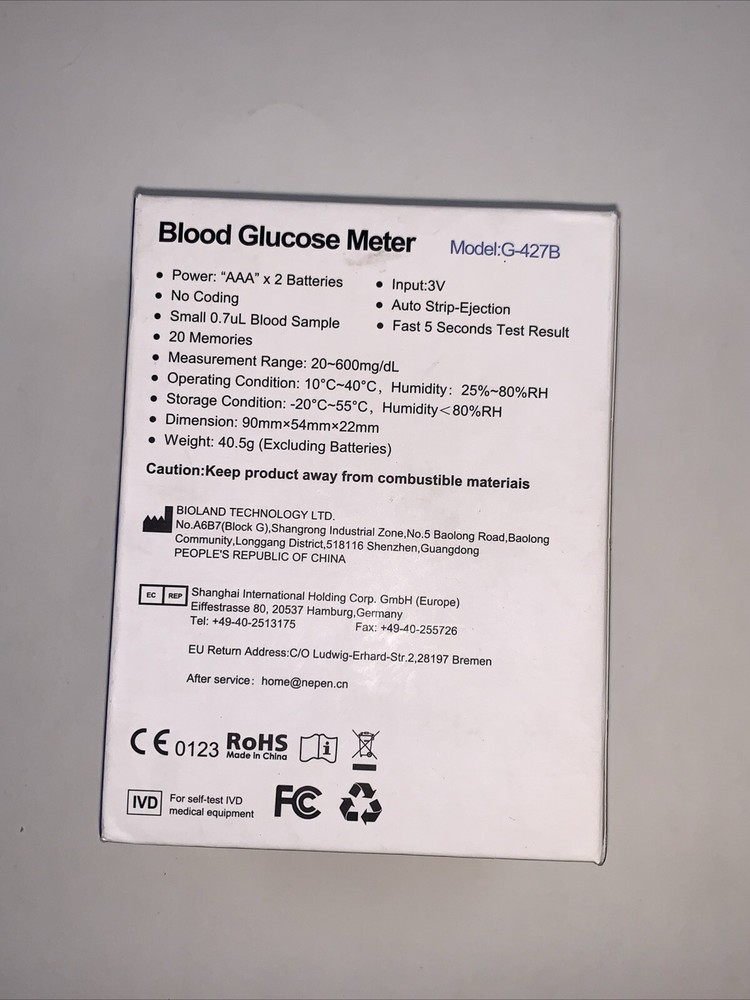 Ikza Blood Glucose Meter Model G-427B