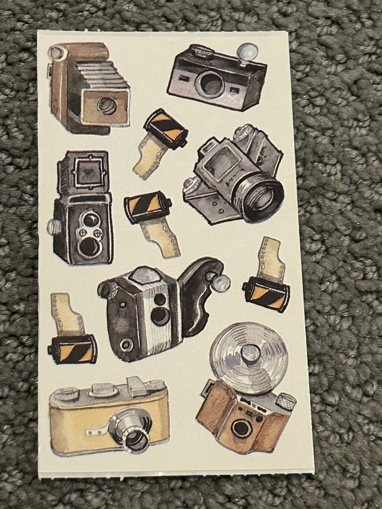 10 Sheets frances meyer camera stickers