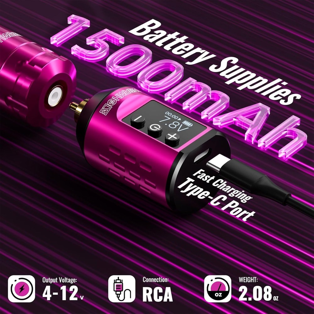 Complete Tattoo Practice Kit - Battery Included