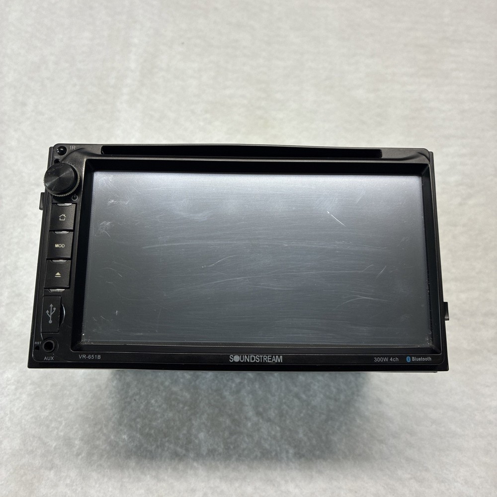 Soundstream VR-651B 7” 2-DIN Touchscreen DVD/CD Headunit w/ Android PhoneLink