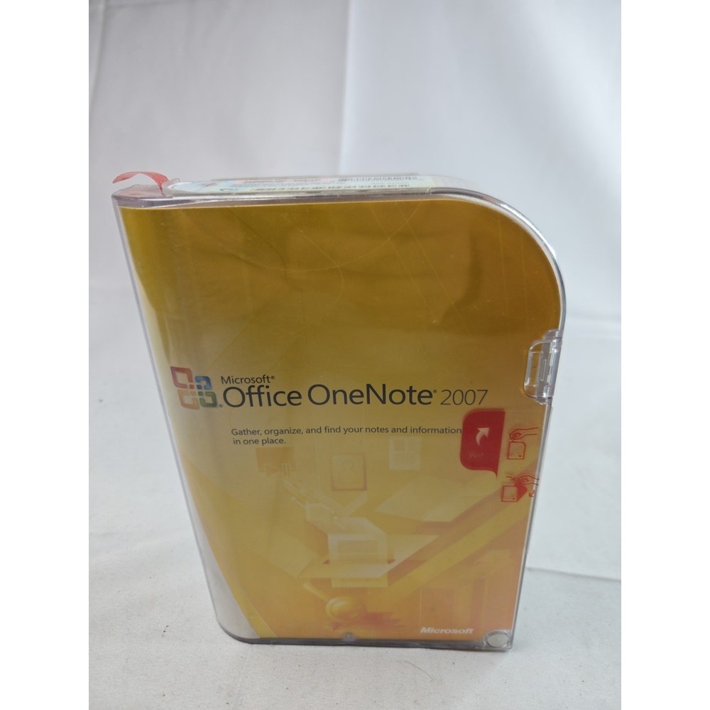 Microsoft Office OneNote 2007 Retail Full Version New Sealed! Collector
