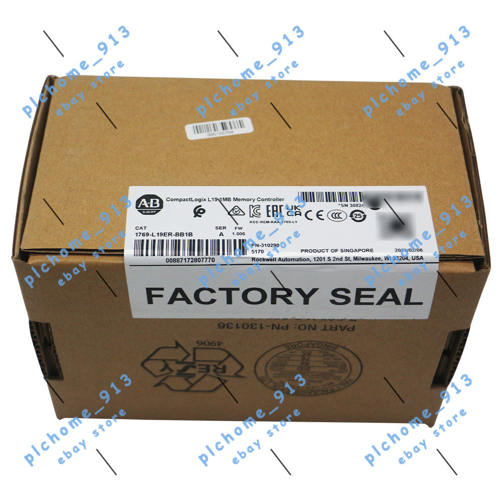 1769-L19ER-BB1B New Allen Bradley CompactLogix L19 Controller 1MB User Memory