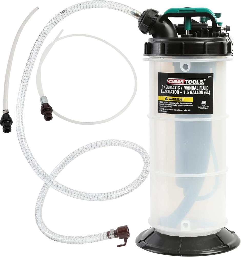 Robust Pneumatic/Manual Fluid Extractor Pump for Efficient Vehicle Maintenance