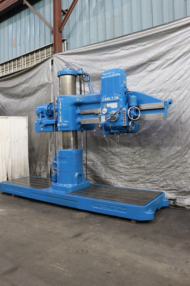 6' X 17" CARLTON RADIAL DRILL: YODER #71032