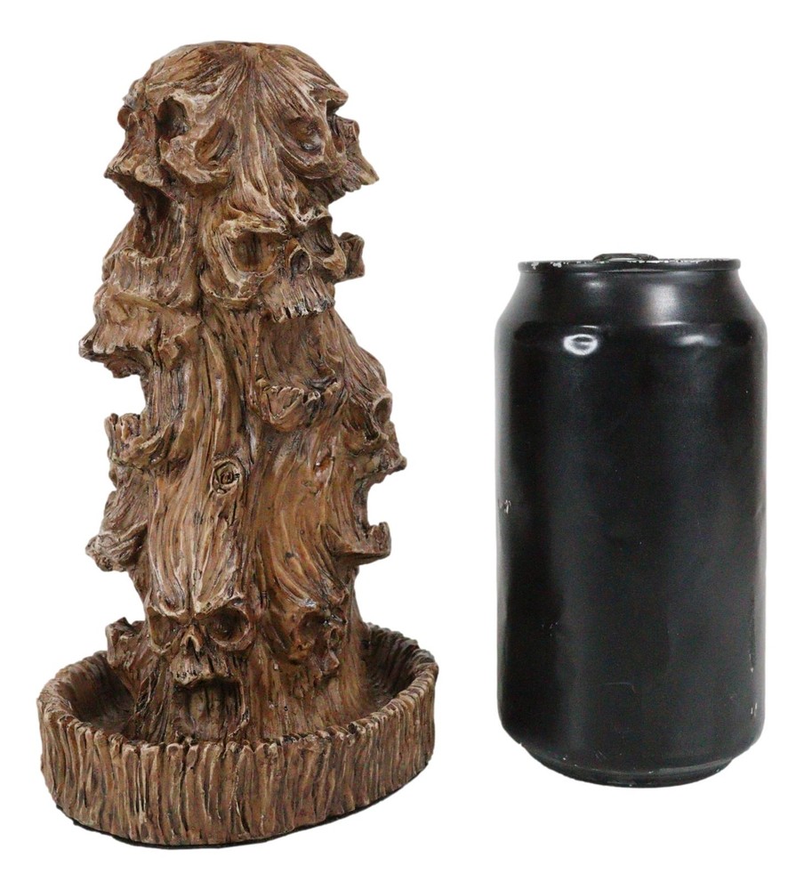 Morphing Screaming Underworld Skulls In Willow Tree Backflow Incense Cone Burner