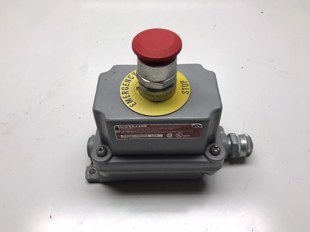 Hubbell Killark FXCS-0MMR3 LOM Sealed Emergency Stop Switch