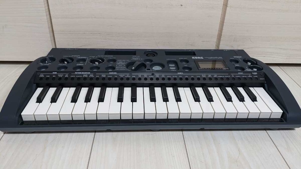 Korg MS1 microSAMPLER Sampling Keyboard Black Music Instruments