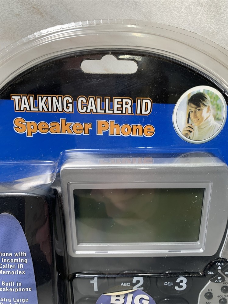 Sakar HT44ID-10 Single Line Corded Phone Big Display & Buttons