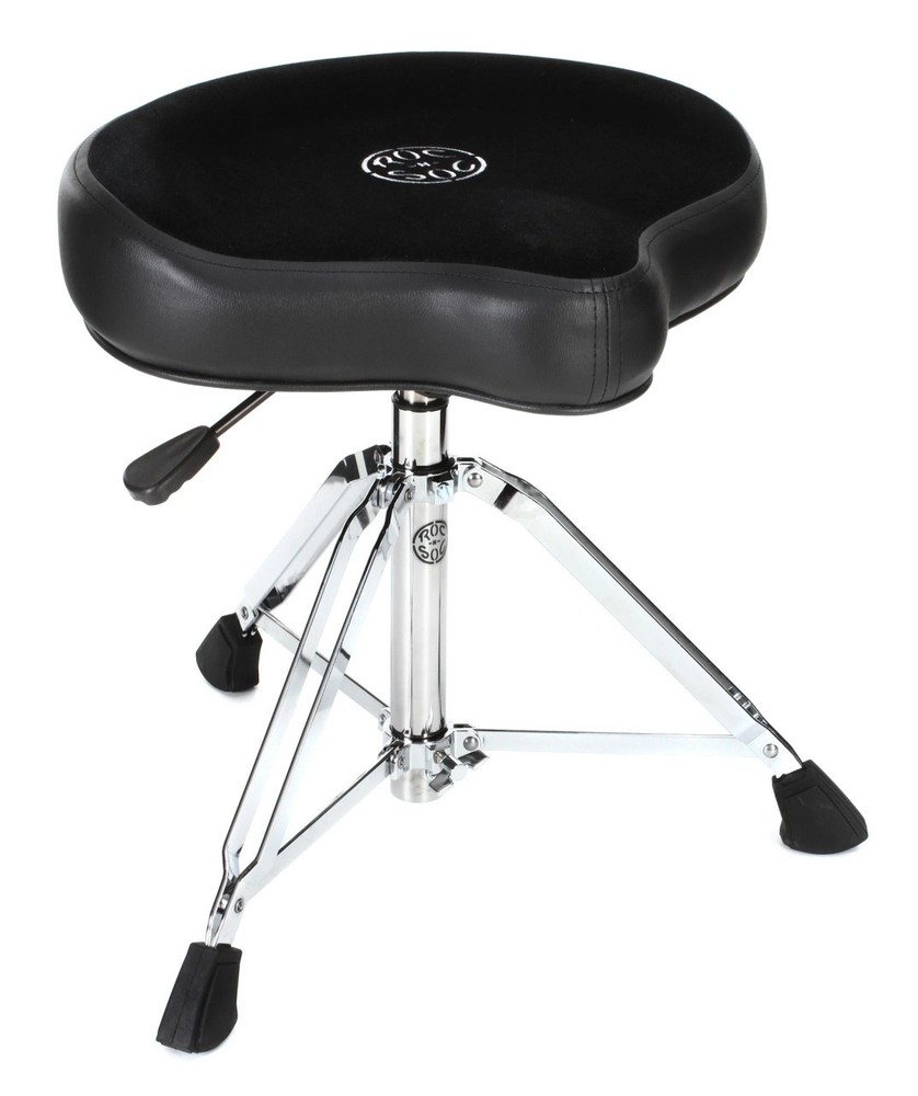 Rok-N-Soc Nitro Drum Throne with Saddle - Black