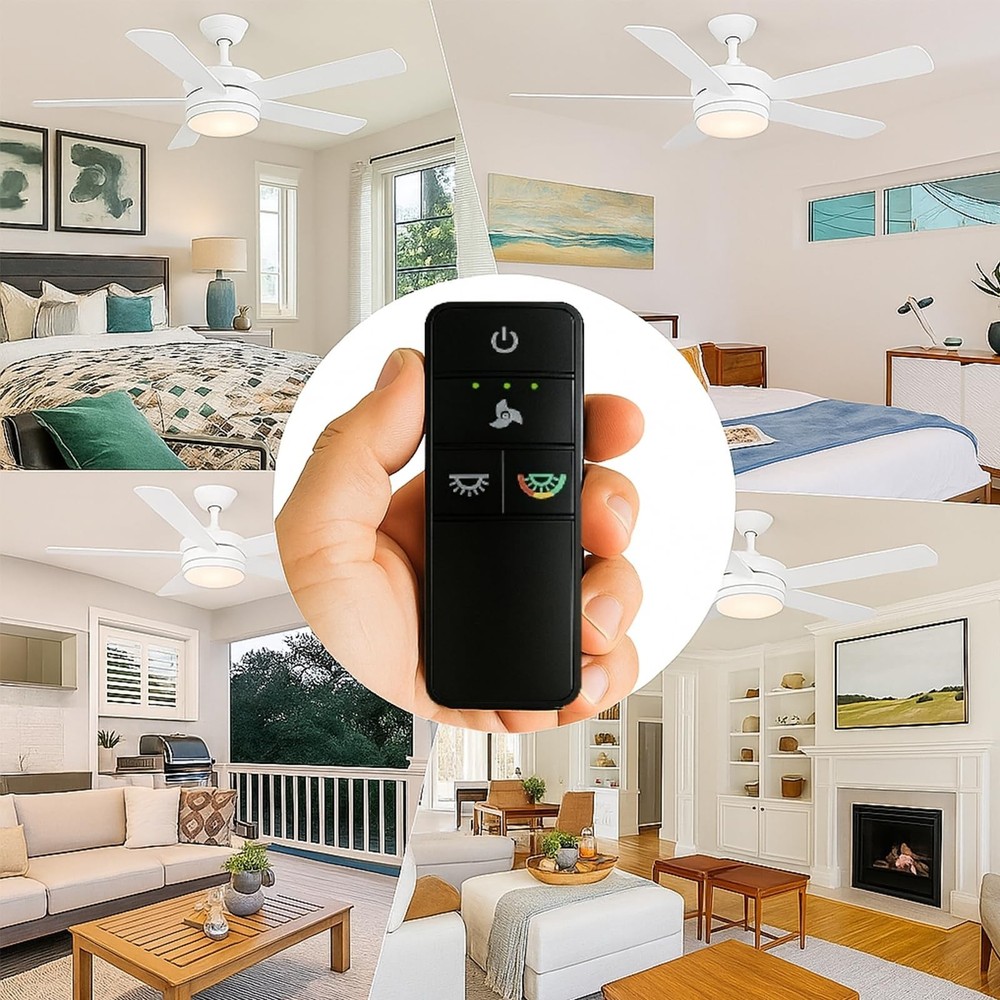 TX028C-S Ceiling Fan Remote Control Replacement for Hampton Bay Home Decorators