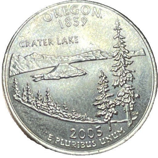2005 Oregon State Quarter from US Mint D