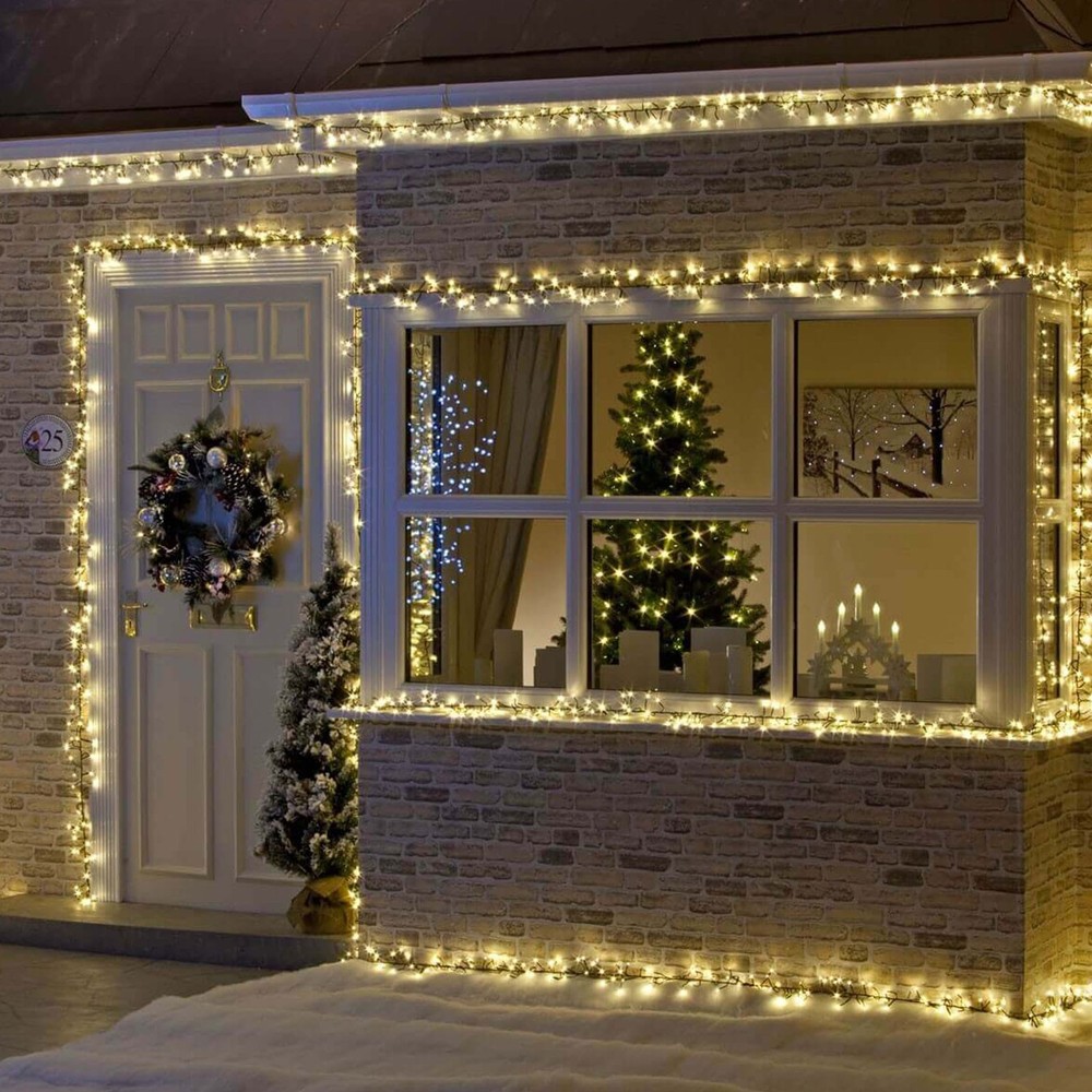 4W Warm Color 10m Decorative String Light with 80 LEDs & Controller