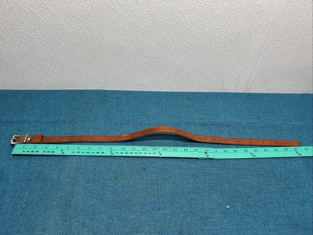 Tan Leather Belt Possibly Rifle Sling Component