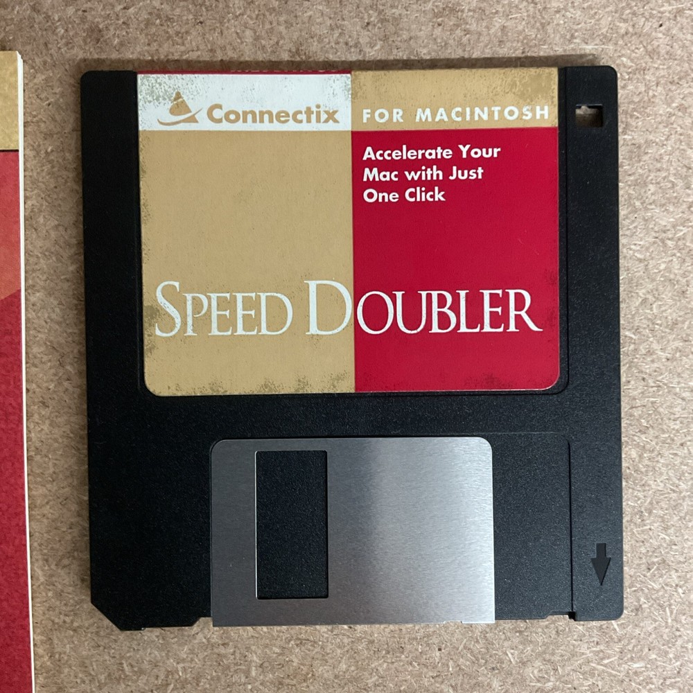 Speed Doubler Big Box PC Software 1995 Connectix Power Mac PowerPack