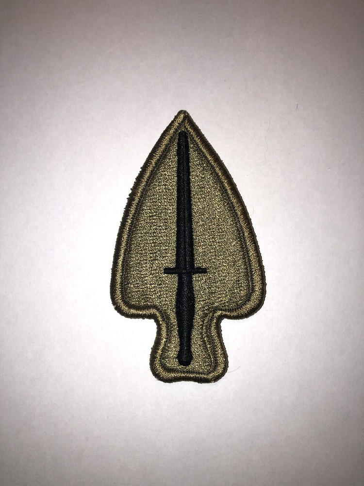 Special Operations Command (No Tab) U.S. Army Patch - Hook & Loop Back