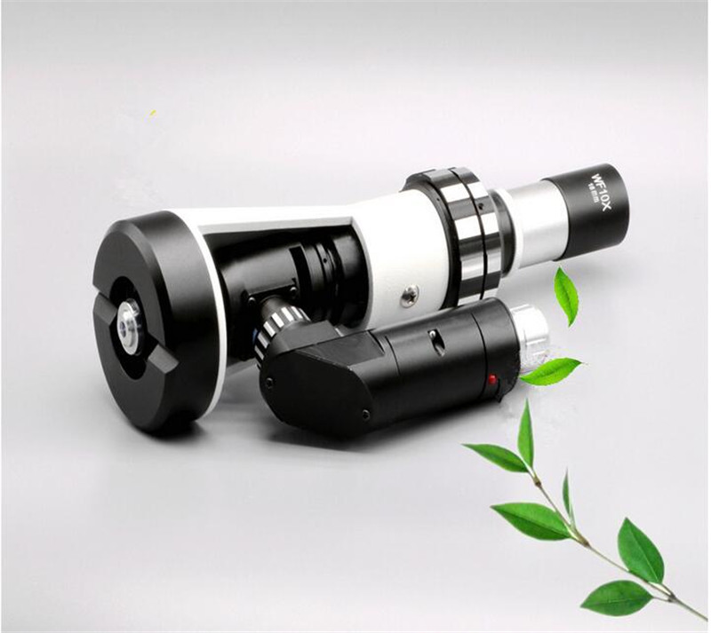 100X-400X Portable Zoom Metallographic Microscope Hand-held Microscope