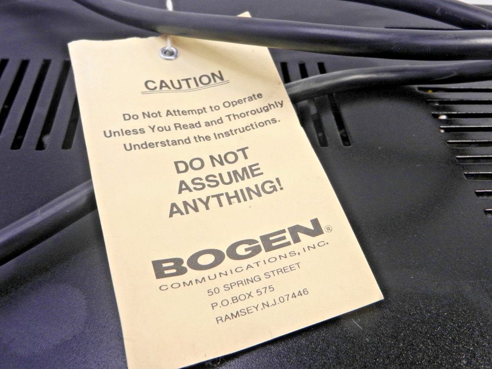 Bogen Classic Series C-100 100W Public Address Amplifier