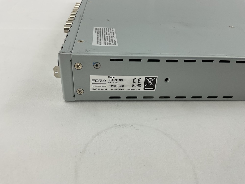 For.A FA-9100 Frame Synchronizer Multi-Purpose HD/SD Signal Processor Free Ship