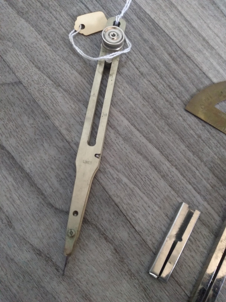 9 " Proportional Scale Divider Drawing Tool Professional Long Solid Brass & SS