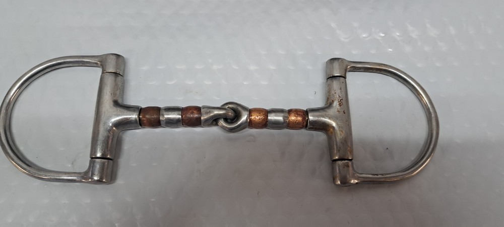 Egg Butt Snaffle Bit Horse Riding with Copper Roller
