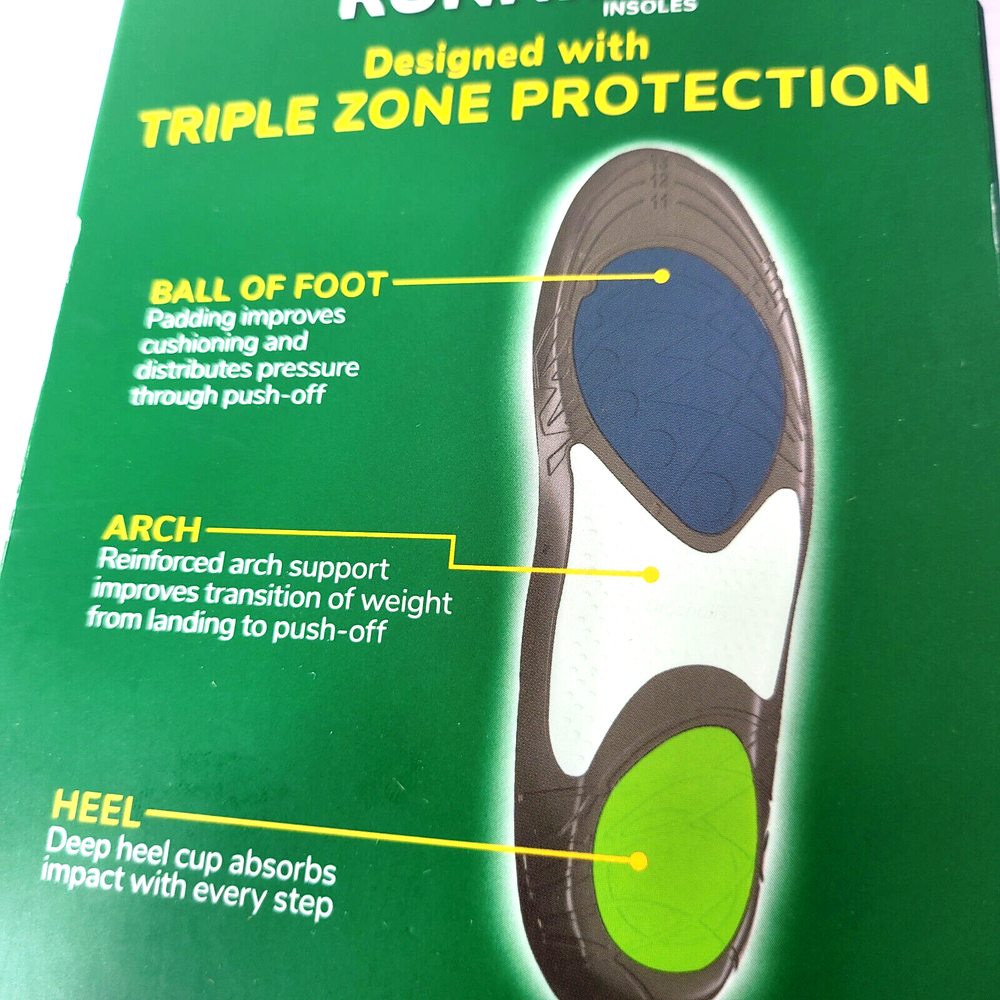 Dr. Scholl's Running Insoles, Men Size 10.5-14, ActivPerform™ Technology