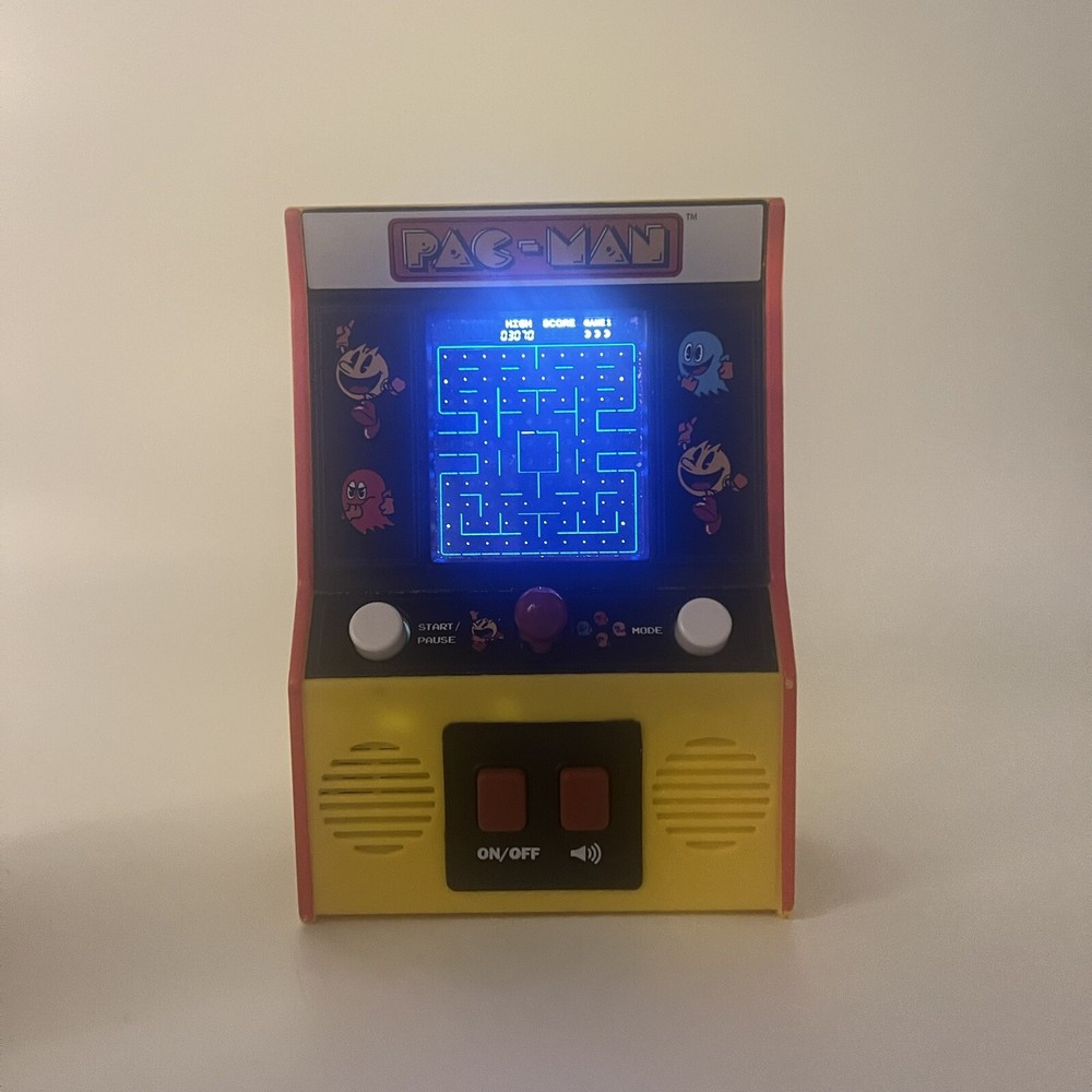 Basic Fun Bandai Namco Pac-Man Mini Game Arcade Machine Handheld Classic Retro