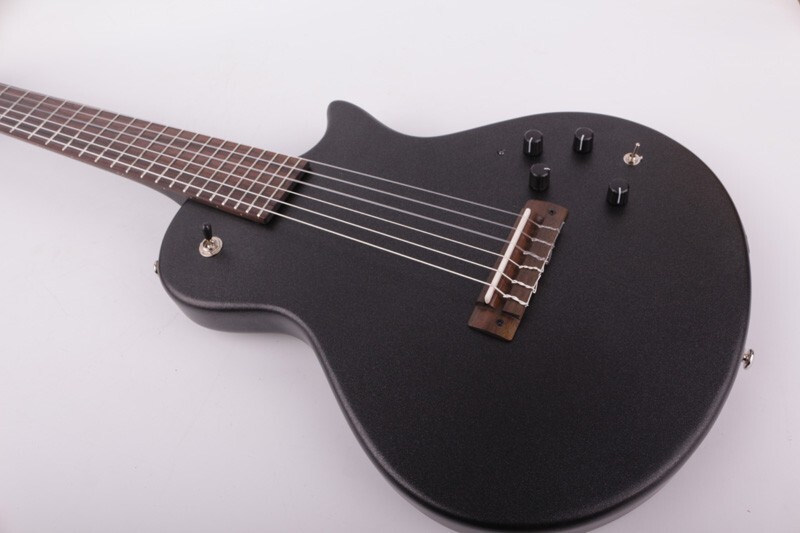 nylon string electric classical guitar travel portable built in effect