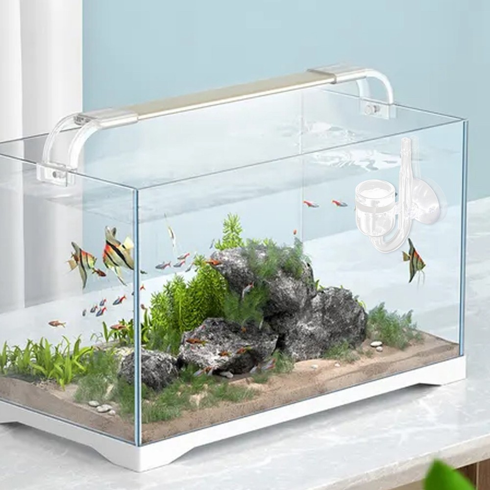 Aquarium Fish Tank CO2 Diffuser Carbon Dioxide Reactor with Ceramic Disc +8182