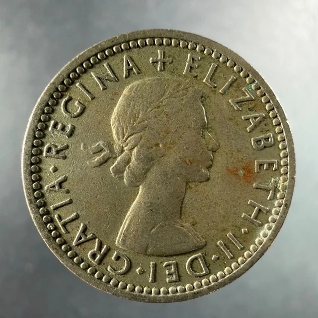 1956 Great Britain 6d Sixpence Elizabeth II