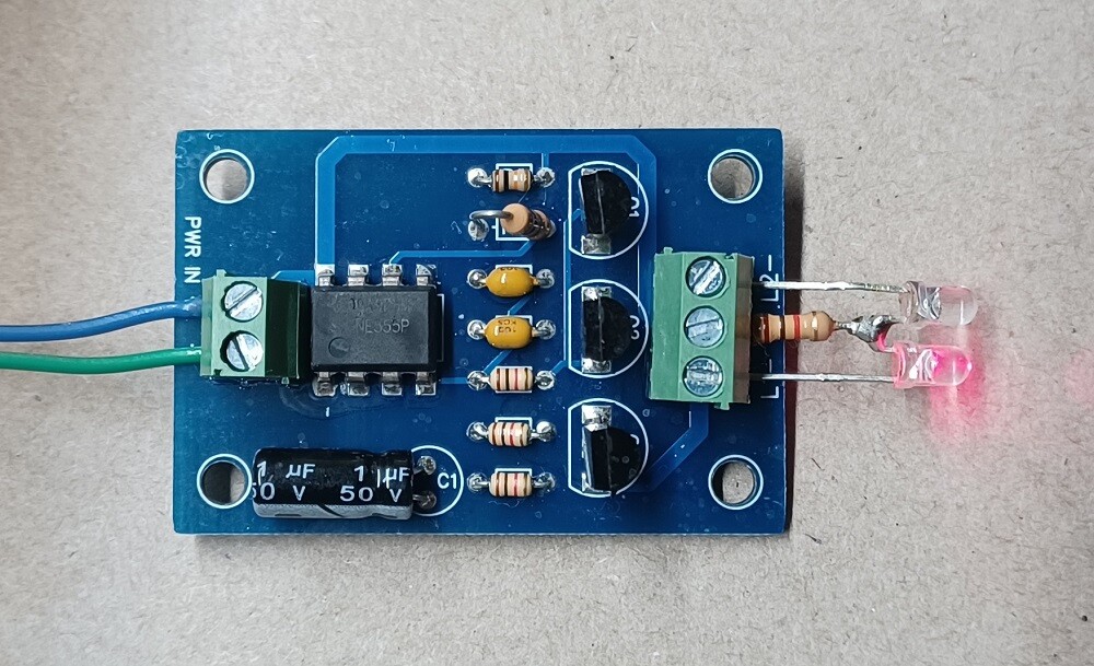 DC Dual Flasher Circuit