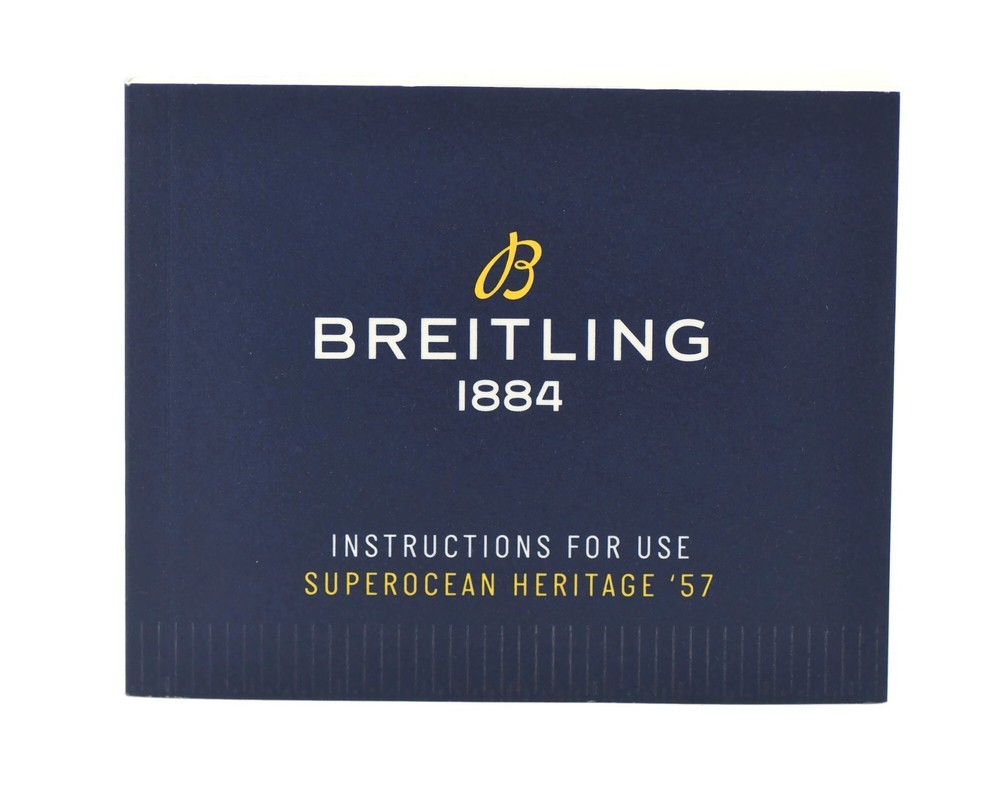 Breitling Superocean Heritage 57 Booklet Manual