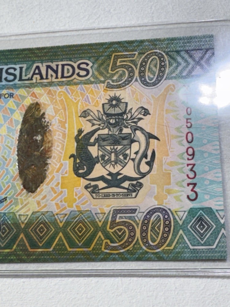 2013 Solomon Island $ 50 Banknote P# 35