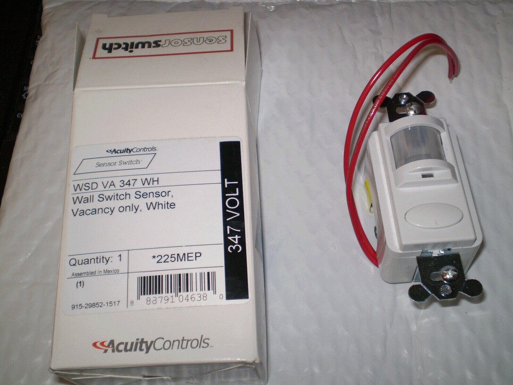WSD VA 347 WALL SWITCH SENSOR VACANCY ONLY ACUITY CONTROLS