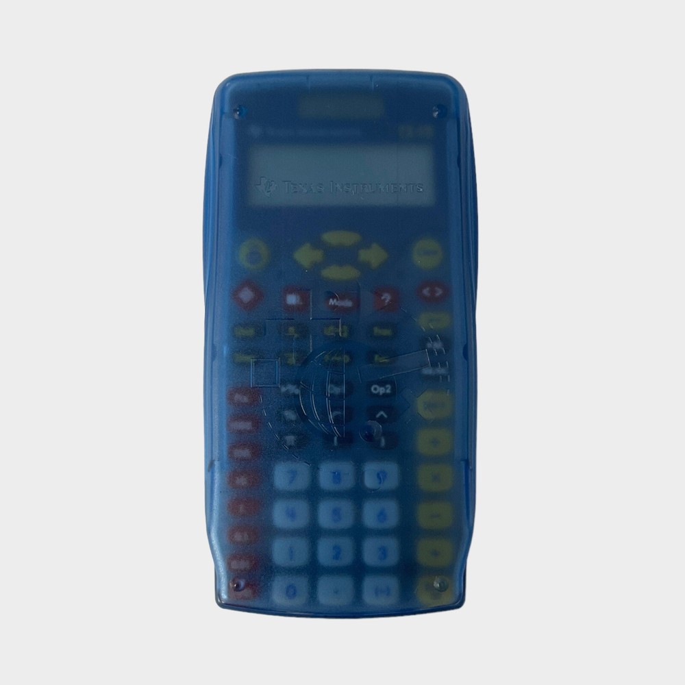 Texas Instruments TI-15 Basic Blue Calculator